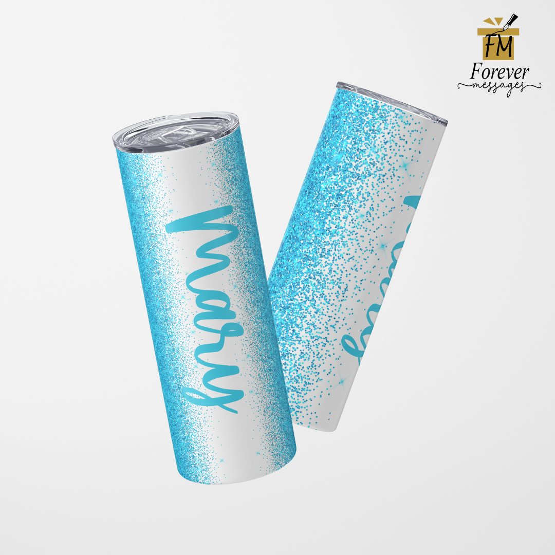 Glitter Tumbler With Name