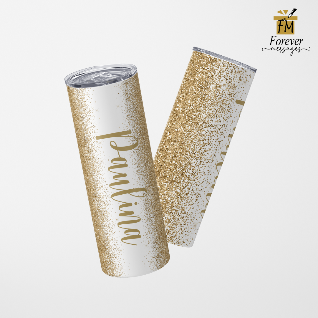 Glitter Tumbler With Name