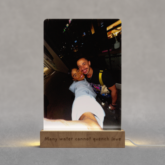 LED Picture Lamp with Handwritten Message