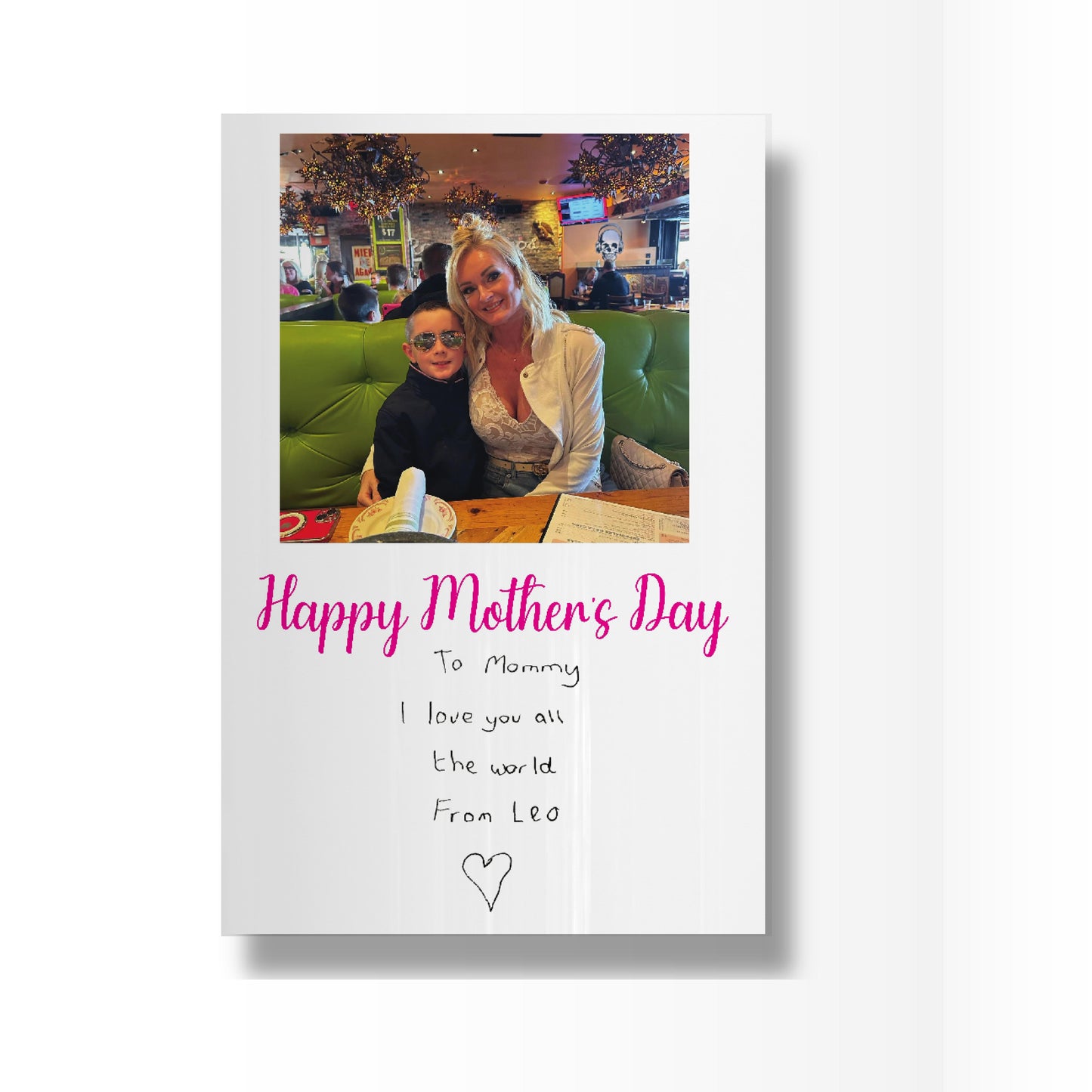 ONE IMAGE HANDWRITTEN Aluminum Print
